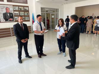 Goranboyda əhali arasında fiziki aktivliyə dair maarifləndirici tədbir keçirilərək mövzuya uyğun materiallar paylanıldı