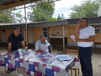 Goranboyda, daşınmaz əmlakın icbari sığortası ilə bağlı,  yerlərdə vətəndaşlarla fərdi qaydada görüşlər keçirilir, maarifləndirmə işi aparılır