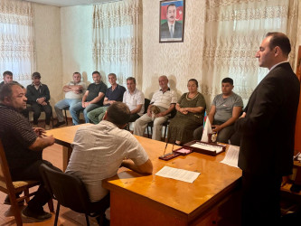 Goranboyda 2026–2030-cu illər üçün Dövlət Proqramının icrası ilə bağlı mütəmadi marifləndirici görüşlər keçirilir