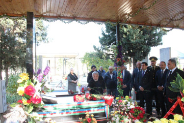 Düzqışlaq kəndində şəhidlərimizin məzarları ziyarət edildi
