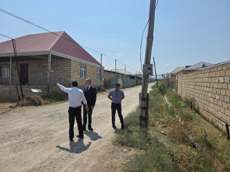İcra Başçısının səyyar qəbulunda olunan müraciət yerində araşdırıldı
