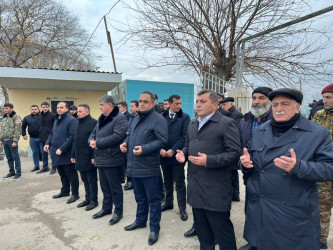 Goranboylu hərbiçimiz, Vətən Müharibəsi iştirakçısı, avtoqəzada vəfat edən  kapitan Araz Nazarov bu gün dəfn edildi.