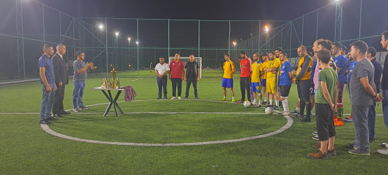 Goranboy rayonunda "Yaşıl dünya naminə həmrəylik ili" çərçivəsində mini-futbol üzrə "Goranboy rayon kuboku" keçirildi