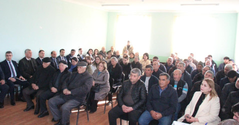 Goranboyda növbəti səyyar qəbul Yeniyol kəndində keçirildi