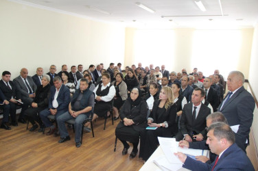 Tatarlı kəndində səyyar qəbul keçirildi