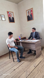 Goranboyda vətəndaş qəbulları davam edir