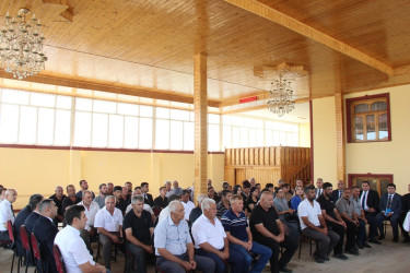Goranboyda növbəti səyyar qəbul Nadirkənd kəndində keçirildi