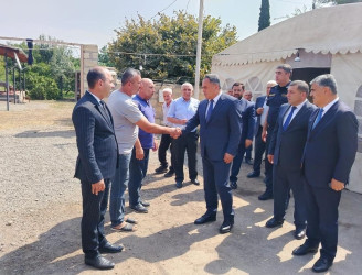 İcra Başçısı 1-ci Qarabağ müharibəsi əlilinin  yas mərasimində iştirak etdi