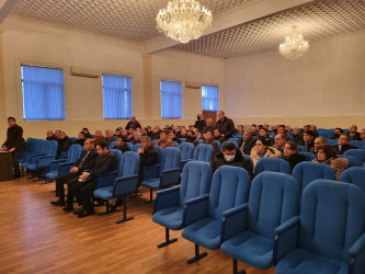 Goranboy rayon İcra Hakimiyyətində seminar keçirildi.