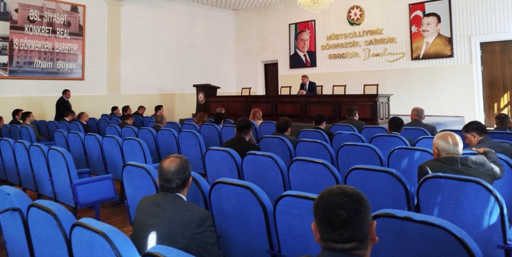 Goranboy rayon İcra Hakimiyyətində Aparat iclası keçirildi