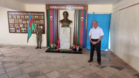 Sarov kəndindən Şəhid Milli Qəhrəman Ənvər Fərəcovun doğum günü ilə bağlı məzarı ziyarət olundu