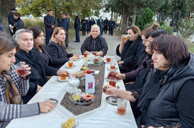 Yəhərçi-Qazaxlar kəndindən Vətən Müharibəsi şəhidi  Laçın Alıyevin ildönümündə məzarı ziyarət olundu.