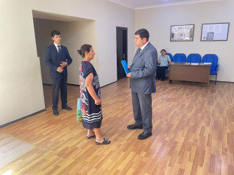Goranboyda vətəndaş qəbulları davam edir