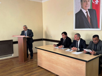 Goranboyda inzibati ərazi dairəsi üzrə nümayəndəliklərdə hesabat iclasları keçirildi