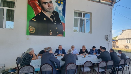 “27 sentyabr Anım günü” ilə bağlı, Borsunlu kəndində Vətən Müharibəsi şəhidlərimizin  ailələri ziyarət edildi.