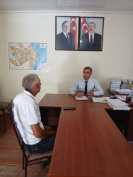 Goranboyda vətəndaş qəbulları davam edir