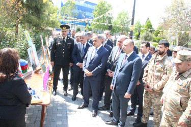 Goranboyda Ümummilli Lider Heydər Əliyevin 103-cü ildönümü ilə bağlı kitab festivalı keçirildi