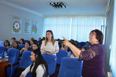 Goranboyda “Psixoloqların rolunu gücləndirməklə uşaq hüquqlarının müdafiəsinin təşkili” layihəsi əsasında seminar keçirildi.