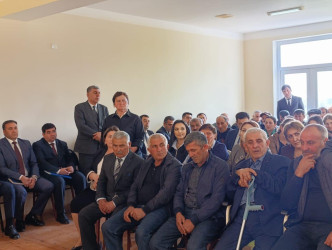Xınalıda səyyar qəbul keçirildi