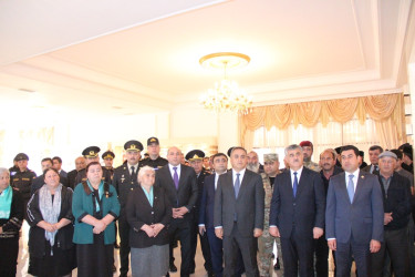 Goranboyda Ümummilli Lider Heydər Əliyevin 103-cü ildönümü ilə bağlı ümumrayon tədbir keçirildi