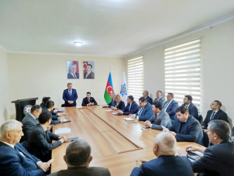 YAP Goranboy rayon təşkilatının rayon İcra Hakimiyyəti ərazi partiya təşkilatında hesabat-seçki konfransı keçirildi