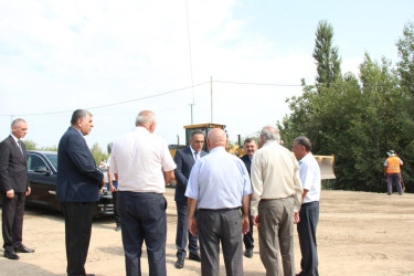 Səfikürd kəndində yol infrastrukturunun müasirləşdirilməsi istiqamətində işlər aparılır