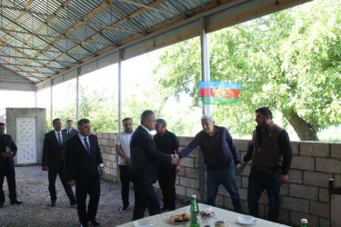 Goranboyda icra başçısı şəhid ailələri ilə görüşdü