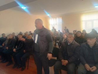 Goran qəsəbəsində səyyar qəbul keçirildi