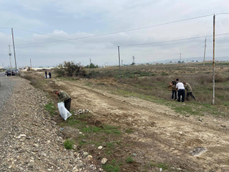 Goranboyda növbəti iməcilik keçirildi,  yolətrafı ərazilərdə abadlıq, təmizlik işləri aparıldı, yeni salınmış yaşıllıq zolaqlarına aqrotexniki qulluq göstərildi