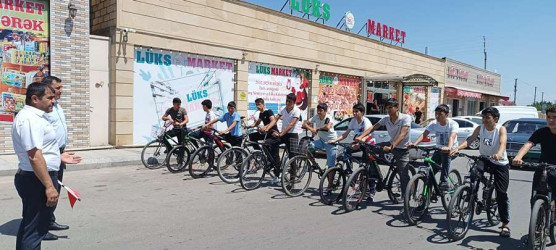 Goranboy rayonunda velosiped idman növü üzrə rayon birinciliyi keçirildi.