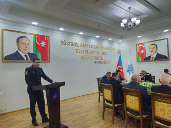 Goranboyda, “Konstitusiya və Suverenlik İli” çərçivəsində,  “Konstitusiyanın qüdrəti güclü dövlətin təməlidir.”  mövzusunda tədbir keçirildi