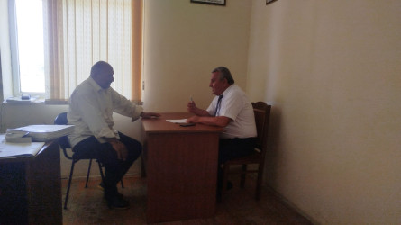 Goranboyda vətəndaş qəbulları davam edir