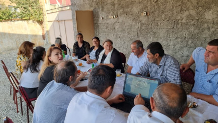 “Konstitusiya və Suverenlik İli” ilə bağlı Qızılhacılıda şəhid ailələri ilə görüş keçirildi
