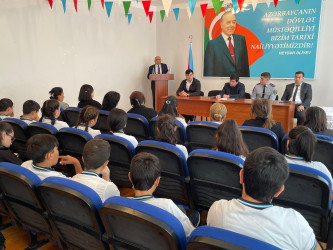 Goranboyda “Yetkinlik yaşına çatmayan şəxslərin erkən evliliyinin fəsadları”  mövzusunda tədbir keçirildi
