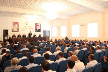 Goranboyda İcra Başçısı yanında Şuranın  növbəti iclası keçirildi