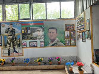 Goranboyda Vətən müharibəsi şəhidi İxtiyar İlqaroğlunun doğum günü ilə bağlı ailəsi ziyarət olundu