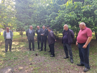 Düzqışlaq kəndində su istifadəçilərinin iştirakı ilə tədbir keçirildi