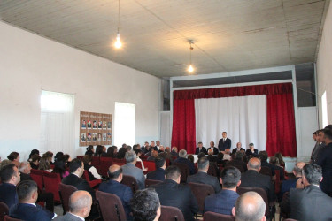 Goranboyda növbəti səyyar qəbul Zeyvə kəndində keçirildi