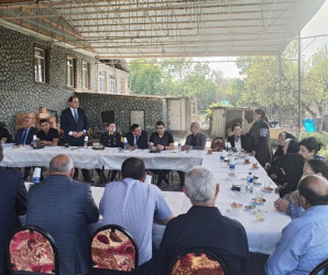 Goranboyda şəhid ailələri və müharibə iştirakçıları ilə görüşlər davam etdirilir, onların sosial qayğıları yerində öyrənilir.