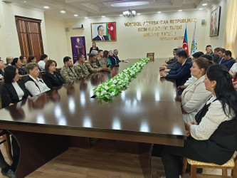 Goranboyda "Konstitusiya və Suverenlik ili" çərçivəsində  "28 May-Müstəqillik Günü" ilə bağlı, "Müstəqilliyimiz əbədidir, daimidir, dönməzdir"  mövzusunda konfrans   keçirildi.