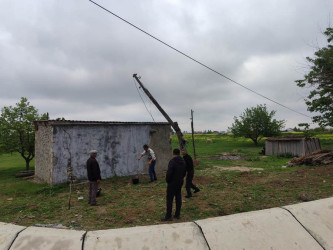Goranboyda “Şəhərsalma və Memarlıq ili” və beynəlxalq veloyarışa hazırlıq çərçivəsində abadlıq işləri davam etdirilir