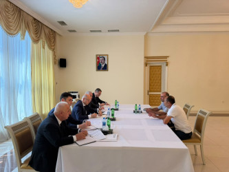 Energetika naziri Pərviz Şahbazov Goranboyda vətəndaşları qəbul etdi