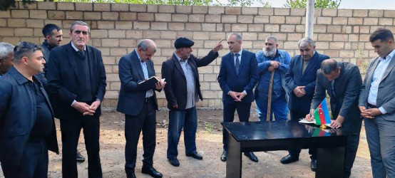 Bağçakürd kəndində su istifadəçiləri ilə görüş keçirildi