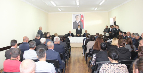 Tatarlı kəndində səyyar qəbul keçirildi