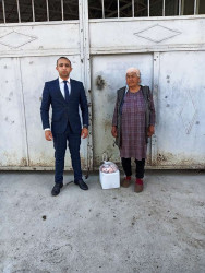 Goranboy rayon İcra Hakimiyyəti tərəfindən, Qurban bayramı mübasibətilə şəhid, qazi, çernobıl əlili və aztəminatlı ailələrə bayram sovqatları verildi
