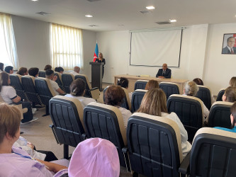 Goranboy rayonunda 15 İyun – Milli Qurtuluş Günü münasibəti ilə “Səhiyyənin inkişafında Heydər Əliyev yolunun rolu” mövzusunda tədbir keçirildi