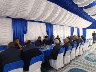 Goranboyda icra başçısı şəhid anasının yas mərasimində iştirak etdi