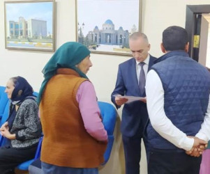 Goranboy rayon İcra Hakimiyyətində vətəndaşların müraciətləri dinlənildi