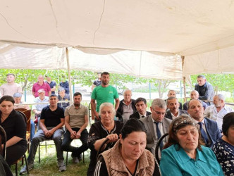 Goranboyda növbəti səyyar qəbul Qurbanzadə kəndində keçirildi