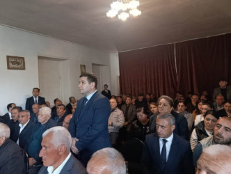 Goranboyda növbəti səyyar qəbul Nizami kəndində keçirildi